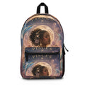 Pisces Zodiac Backpack — Spiritual Astrology Bag with "I Flow I Feel I Heal" Design