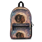 Pisces Zodiac Backpack — Spiritual Astrology Bag with "I Flow I Feel I Heal" Design