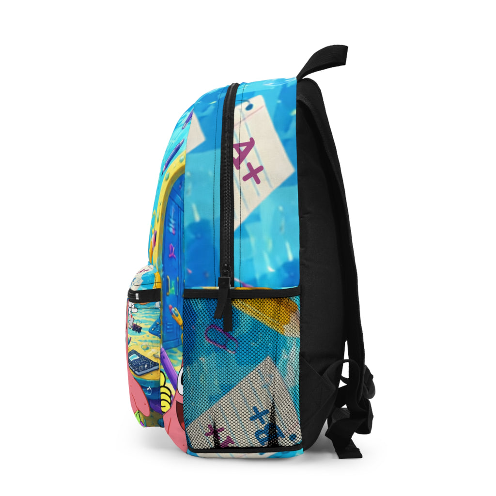 SpongeBob & Patrick Kids Backpack — Colorful Cartoon School Bag with "You got" Design