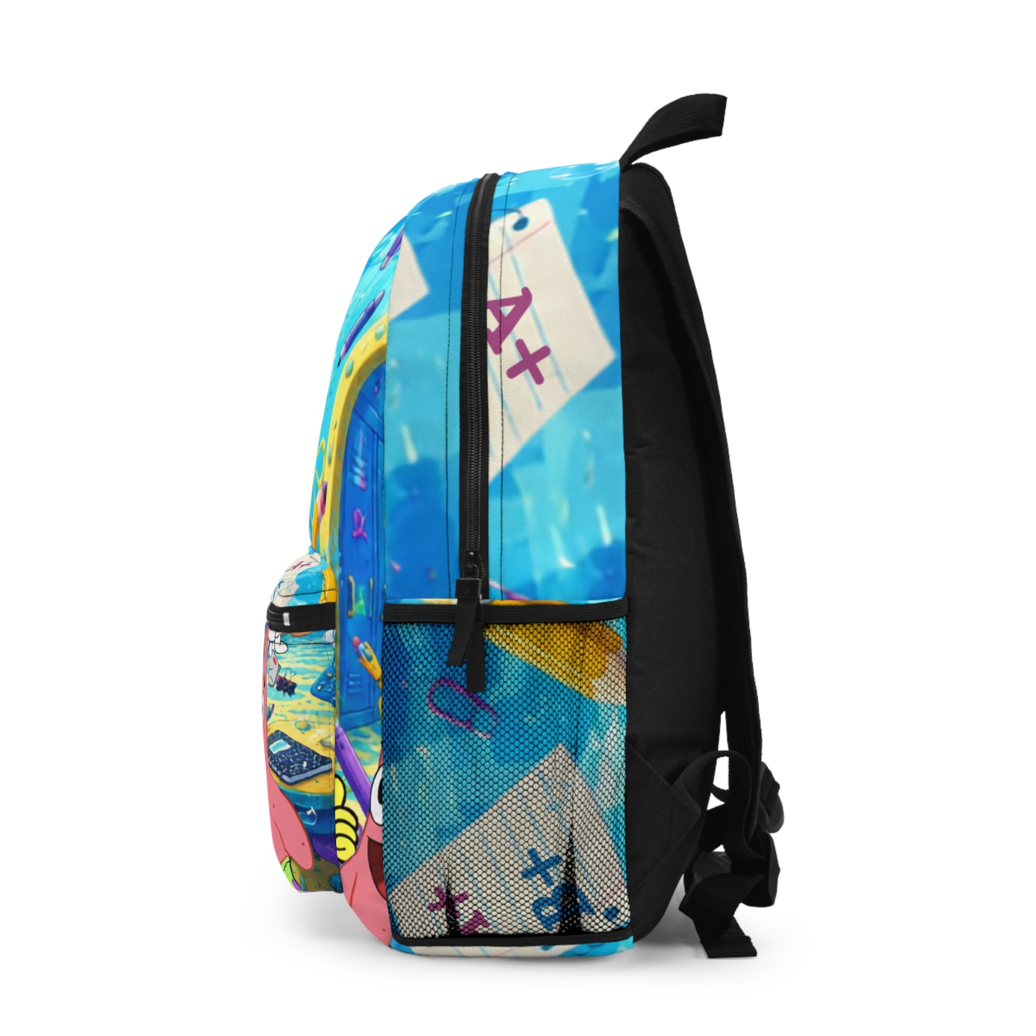 SpongeBob & Patrick Kids Backpack — Colorful Cartoon School Bag with "You got" Design