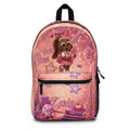 Girls' Personalized Pink 'You Got This' School Backpack — Zaria Name Book & Star Design