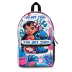 You Got This Lilo & Stitch Backpack — Motivational Kids School Bag